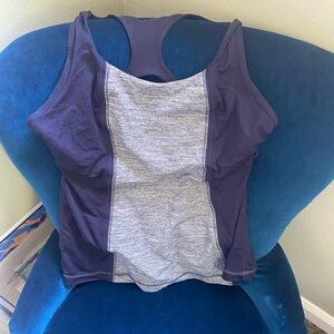 Lululemon GUC size 8 purple racer back workout tank